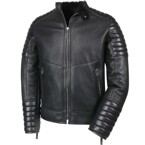 Giacca pelle agnello - pelle,
