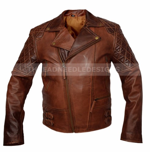 Giacca pelle vintage - in,