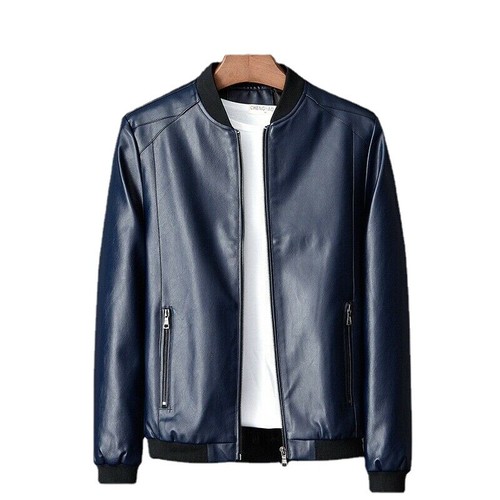 Men faux leather - men's, zip